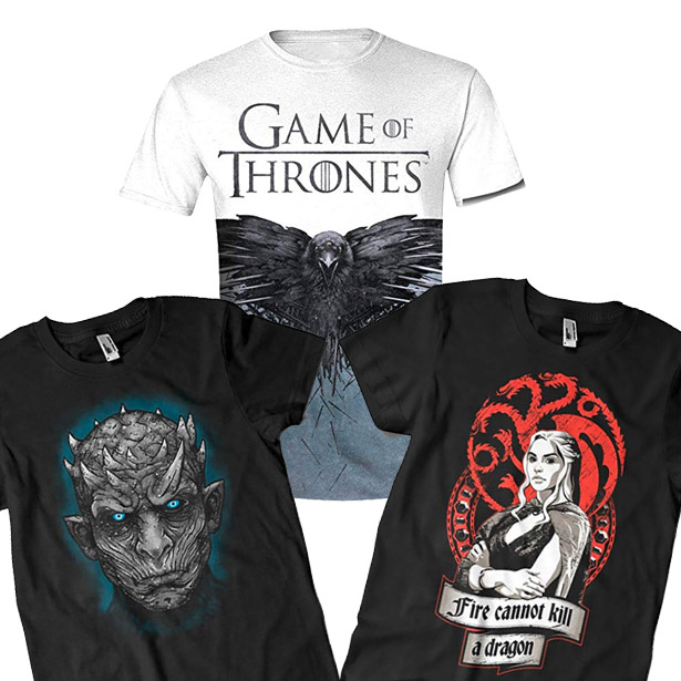 Varias camisetas Juego de Tronos